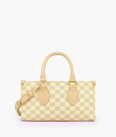 Off-white checkered on-the-go mini bag